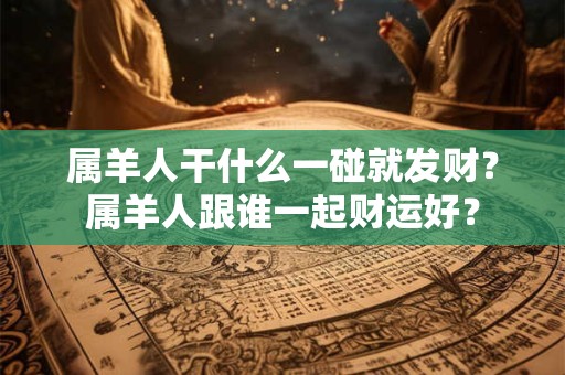 属羊人干什么一碰就发财？属羊人跟谁一起财运好？