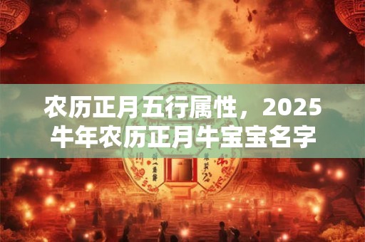 农历正月五行属性，2025牛年农历正月牛宝宝名字