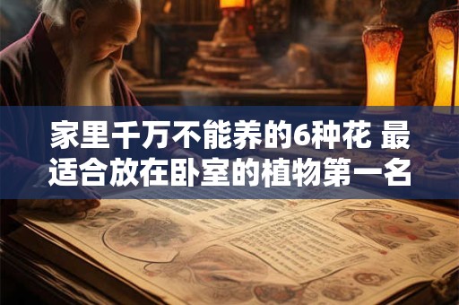 家里千万不能养的6种花 最适合放在卧室的植物第一名