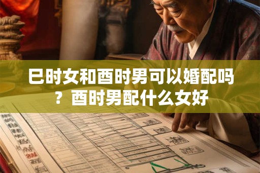 巳时女和酉时男可以婚配吗？酉时男配什么女好