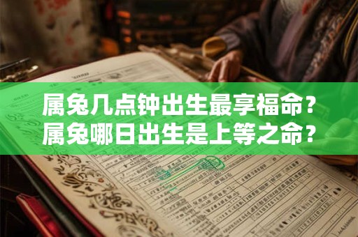 属兔几点钟出生最享福命？属兔哪日出生是上等之命？