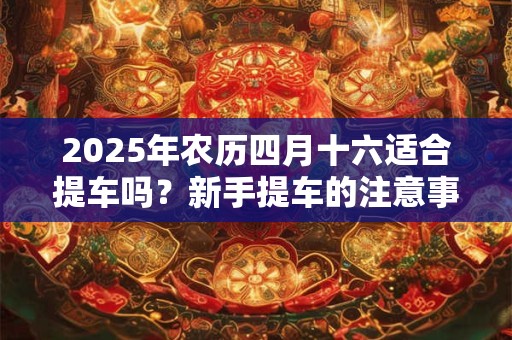 2025年农历四月十六适合提车吗？新手提车的注意事项