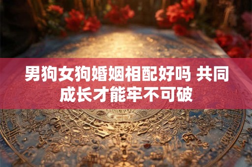 男狗女狗婚姻相配好吗 共同成长才能牢不可破