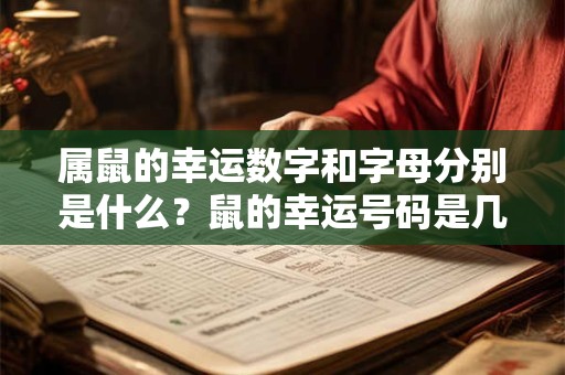 属鼠的幸运数字和字母分别是什么？鼠的幸运号码是几