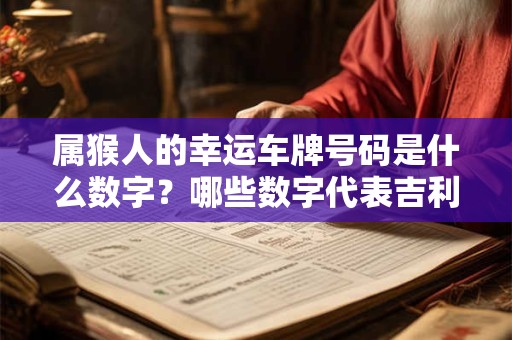 属猴人的幸运车牌号码是什么数字？哪些数字代表吉利