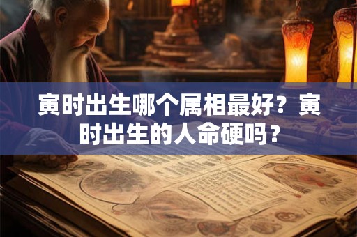 寅时出生哪个属相最好？寅时出生的人命硬吗？