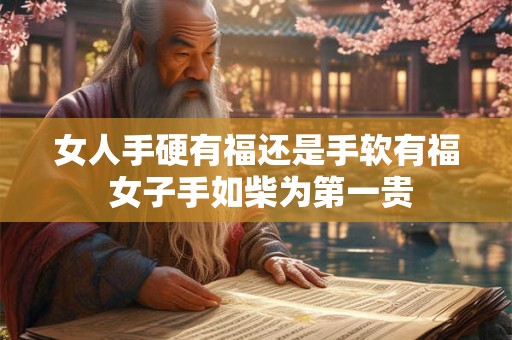 女人手硬有福还是手软有福 女子手如柴为第一贵