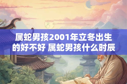 属蛇男孩2001年立冬出生的好不好 属蛇男孩什么时辰出生好