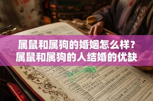 属鼠和属狗的婚姻怎么样？属鼠和属狗的人结婚的优缺点
