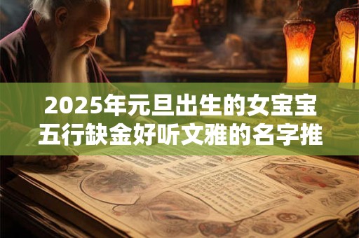 2025年元旦出生的女宝宝五行缺金好听文雅的名字推荐