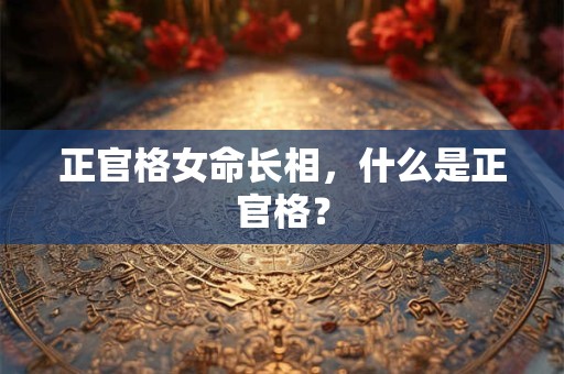 正官格女命长相，什么是正官格？