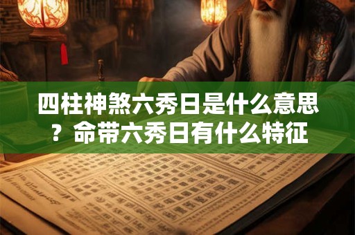四柱神煞六秀日是什么意思？命带六秀日有什么特征