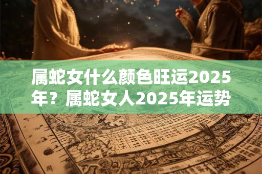 属蛇女什么颜色旺运2025年？属蛇女人2025年运势详解