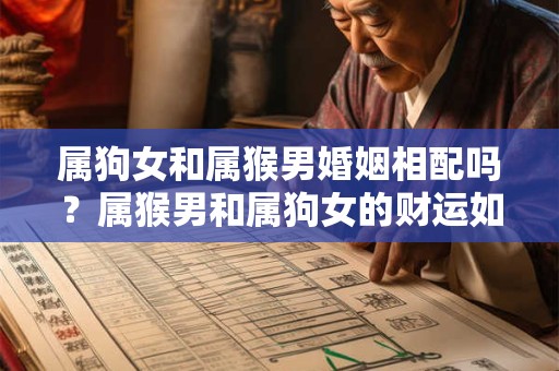 属狗女和属猴男婚姻相配吗？属猴男和属狗女的财运如何？