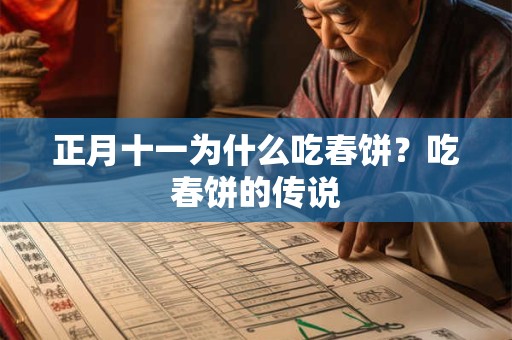 正月十一为什么吃春饼？吃春饼的传说