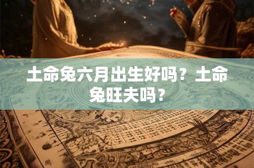 土命兔六月出生好吗？土命兔旺夫吗？