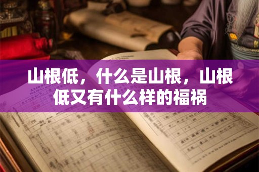 山根低，什么是山根，山根低又有什么样的福祸