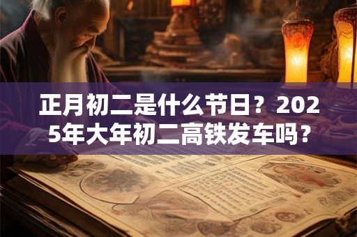 正月初二是什么节日？2025年大年初二高铁发车吗？