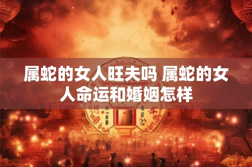 属蛇的女人旺夫吗 属蛇的女人命运和婚姻怎样