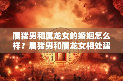 属猪男和属龙女的婚姻怎么样？属猪男和属龙女相处建议