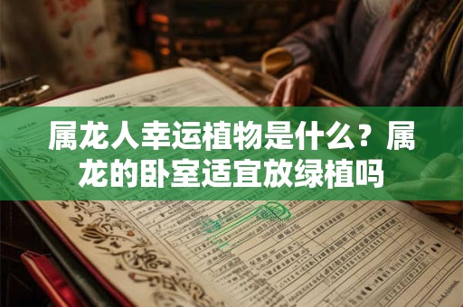 属龙人幸运植物是什么？属龙的卧室适宜放绿植吗