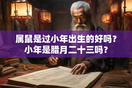 属鼠是过小年出生的好吗？小年是腊月二十三吗？