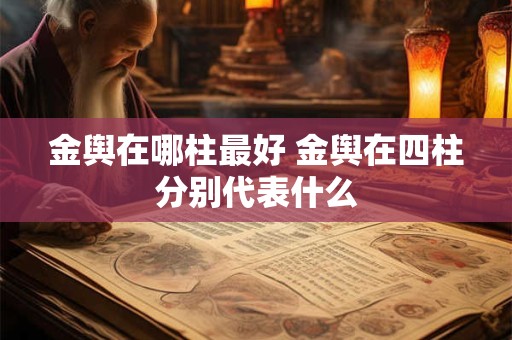 金舆在哪柱最好 金舆在四柱分别代表什么