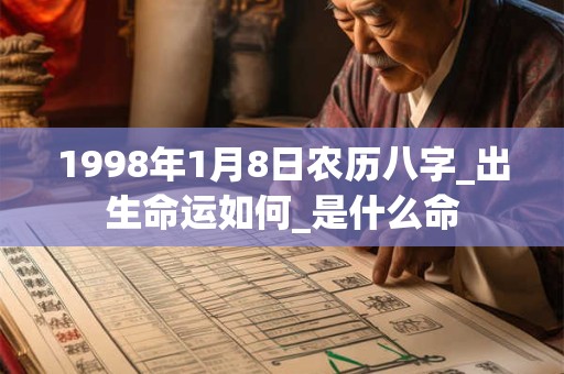 1998年1月8日农历八字_出生命运如何_是什么命