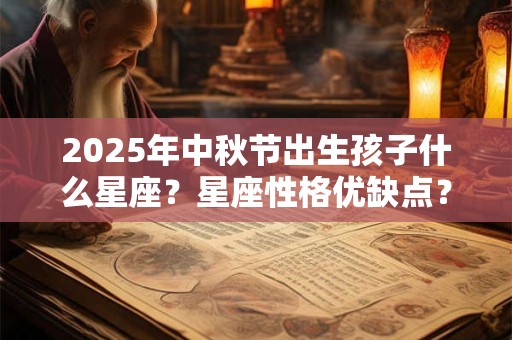 2025年中秋节出生孩子什么星座？星座性格优缺点？