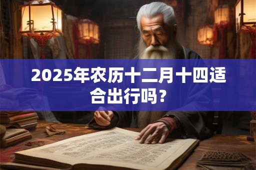 2025年农历十二月十四适合出行吗？