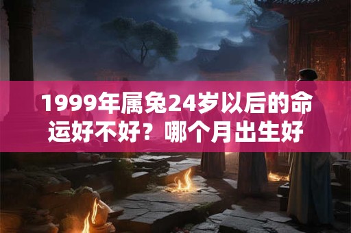 1999年属兔24岁以后的命运好不好？哪个月出生好