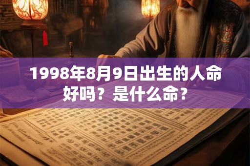 1998年8月9日出生的人命好吗？是什么命？