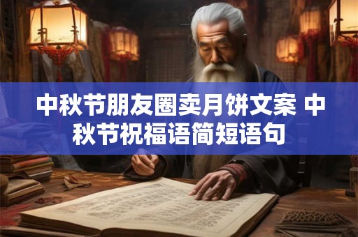 中秋节朋友圈卖月饼文案 中秋节祝福语简短语句