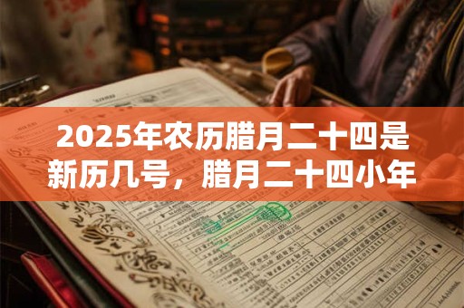 2025年农历腊月二十四是新历几号，腊月二十四小年的风俗