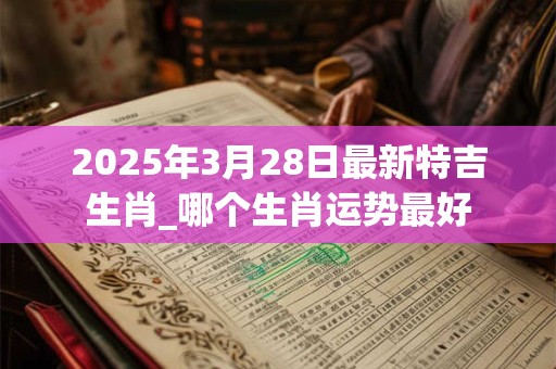2025年3月28日最新特吉生肖_哪个生肖运势最好