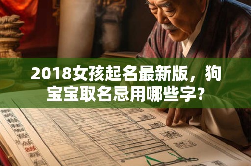 2018女孩起名最新版，狗宝宝取名忌用哪些字？