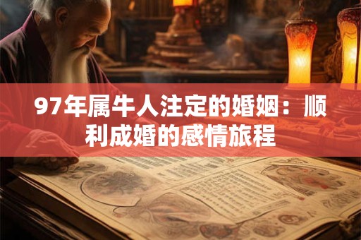 97年属牛人注定的婚姻：顺利成婚的感情旅程