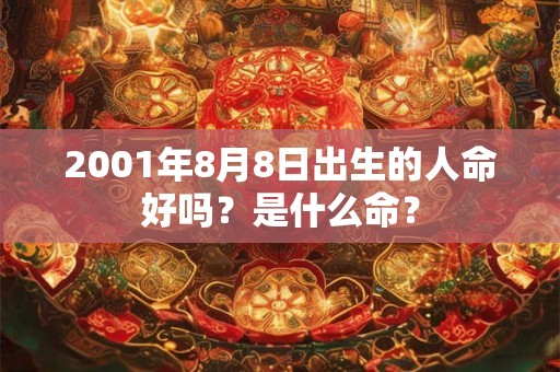 2001年8月8日出生的人命好吗？是什么命？