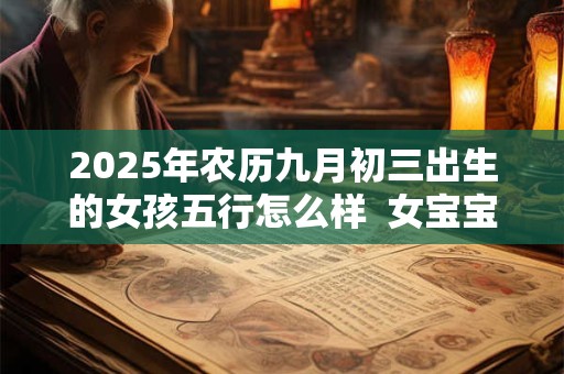 2025年农历九月初三出生的女孩五行怎么样  女宝宝名字精选
