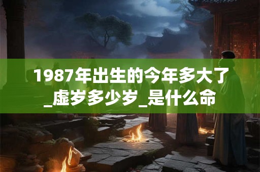 1987年出生的今年多大了_虚岁多少岁_是什么命