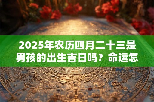 2025年农历四月二十三是男孩的出生吉日吗？命运怎么样？