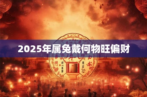 2025年属兔戴何物旺偏财