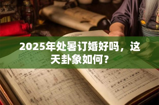2025年处暑订婚好吗，这天卦象如何？