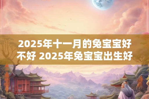 2025年十一月的兔宝宝好不好 2025年兔宝宝出生好不好