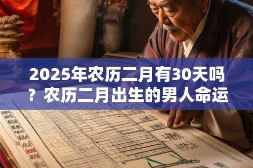 2025年农历二月有30天吗？农历二月出生的男人命运