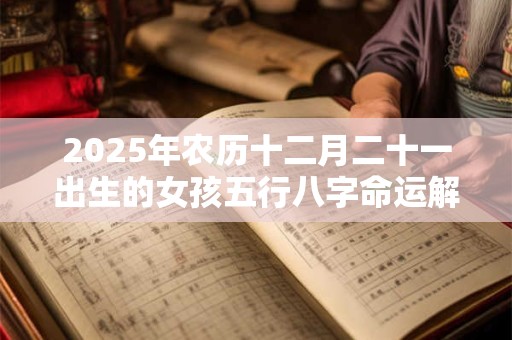 2025年农历十二月二十一出生的女孩五行八字命运解析