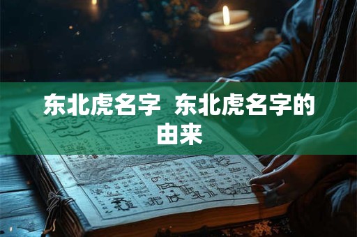东北虎名字  东北虎名字的由来