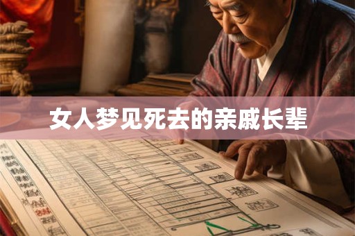 女人梦见死去的亲戚长辈