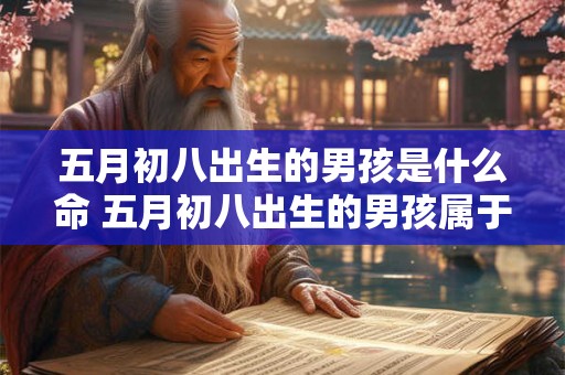 五月初八出生的男孩是什么命 五月初八出生的男孩属于什么生肖