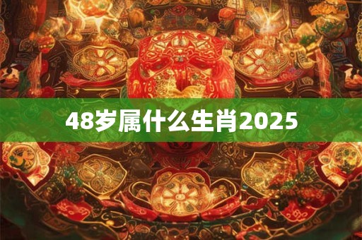 48岁属什么生肖2025